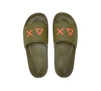 SUN68 Slippers logo 19 militare uomo US26SU33 X36110 Taglia scarpa: 40
