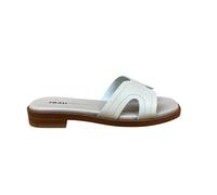 Ciabattina Frau Donna in pelle 87P2 Oyster