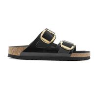 Ciabattine da donna Birkenstock Arizona Big Buckle Natural Leather Patent Noir 43 Stretto