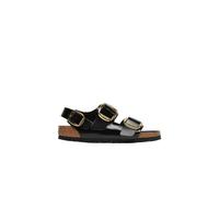 Brikenstock Milano Big Buckle Shine Black Natural Leather 37