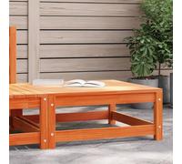 CIADAZ Sgabello da giardino in legno massello pino marrone cera 70x70x30 cm, mobile esterno, terrazza sgabello, sgabello esterno, sgabello alto, mobile bar - 837939