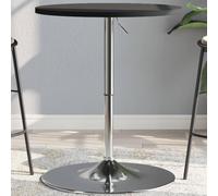 CIADAZ Tavolo alto da bar in legno ingegneria e acciaio nero 60 x 60 x 90 cm, tavolo da cucina, tavolo da cucina, tavolo da cucina, tavolino da cucina, tavolino ausiliario, mobile bar - 4007193