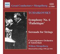 Pyotr Il'yich Tchaikovsky Symphony No. 6, Serenade for Strings (Mengelberg) (CD)