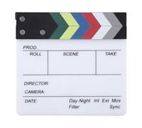 Ciak Cinematografico, Film Clapboard Acrilico, Cinematografico di Film Clapper, Acrilico Film Clapperboard, Clapper Board Slate, Ciac Cinematografico per Film,Accessori Regista, per Programmi TV, Vlog