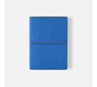 Ciak Notebook Smart con Pagine Numerate a Righe, Taccuino Copertina Resistente, Carta Riciclata Colore Avorio, Fatto a mano, Colore Blu, Dimensione 15 x 21 cm, Made in Italy
