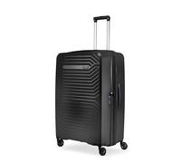 Ciak Roncato Passenger Trolley L 4R rigido ultraleggero con zip espandibile, misura Grande (nero)