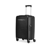 Ciak Roncato Passenger Trolley S Bagaglio a Mano, chiusura TSA, 4R rigido ultraleggero con zip espandibile, misura Cabina NERO