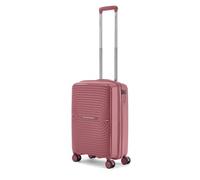 Ciak Roncato Trolley da Cabina Cosmo 55 cm Rosa - Valigia Rigida Leggera con 4 Ruote Doppie, Chiusura TSA, Design Elegante in Polipropilene - Bagaglio a Mano per Voli Low Cost