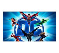 Cialda in Ostia DC, Wonder Woman, Superman, Lanterna Verde, Flash, Batman e Blac