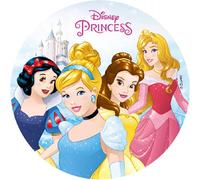 Cialda in Ostia Disney Princess, Biancaneve, Cenerentola, Belle e Aurora per Dec