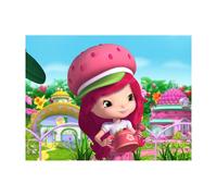 Cialda In Ostia Fragolina Dolcecuore Cartoni Animati Torta Dischi Commestibile