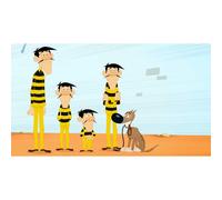 Cialda In Ostia I Dalton Cartoni Torta Dischi Commestibile