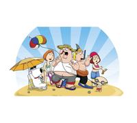 Cialda in Ostia I Griffin, Family Guy, Peter, Lois, Meg, Chris, Stewie e Brian G