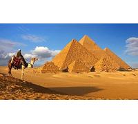 Cialda in Ostia per Decorazione Torte a Tema Città e Paesi del Mondo (Egitto - Piramidi)