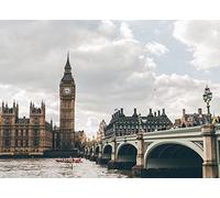 Cialda in Ostia per Decorazione Torte a Tema Città e Paesi del Mondo (Londra)