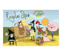 Cialda In Ostia Regular Show Cast Cartoon Torta Decorazioni Dischi Commestibile