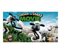 Cialda in Ostia Shaun The Sheep Movie per Decorazione di Torte per Compleanni e