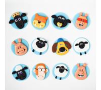 Cialda in Ostia Shaun the sheep, Shaun vita da pecora per Decorazione di cupcak