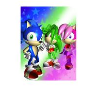 Cialda In Ostia Sonic Underground Cartoni Animati Torta Dischi Commestibile
