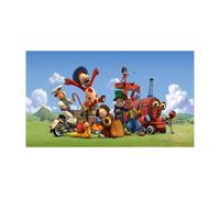 Cialda In Ostia The Magic Roundabout Cartoni Animati Torta Dischi Commestibile