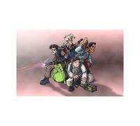 Cialda In Ostia The Real Ghostbusters Cartoni Animati Torta Dischi Commestibile