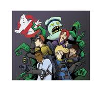 Cialda In Ostia The Real Ghostbusters Cartoni Animati Torta Dischi Commestibile