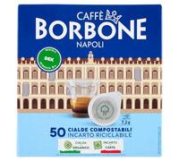 BORBONE ASTUCCIO CIALDE MONODOSE DI CAFFE' MISCELA DEK VERDE DECAFFEINATA - 50PZ**PUOI PAGARE ANCHE ALLA CONSEGNA!!!**