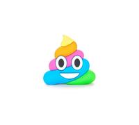 Cialda Ostia Cacca Multicolor Scherzi Torta Compleanno Festa Emoji