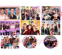 Cialda - Ostia per torte Big Time Rush grande A3 cm. 42x29 o 28 cm