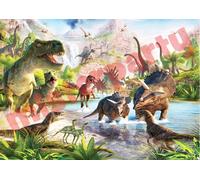 Cialda - Ostia per torte Dinosauri Dinosauro Formato grande A3 cm. 42x29