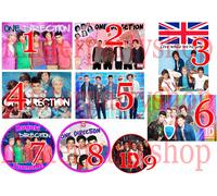 Cialda - Ostia per torte One Direction grande A3 cm. 42x29 o 28 cm