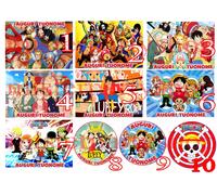 Cialda - Ostia per torte One Piece grande A3 cm. 42x29 o 28 cm