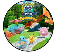 Cialda - Ostia per torte Pokemon Go Formato grande A3 cm. 28 diam. m3