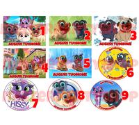 Cialda - Ostia per torte Puppy Dog Pals grande A3 cm. 42x29 o 28 cm