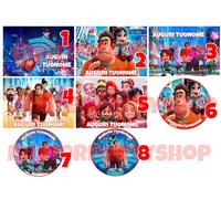 Cialda - Ostia per torte Ralph SpaccaInternet Formato grande A3 cm. 42x29 o 28cm