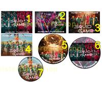 Cialda - Ostia per torte Squid Game grande A3 cm. 42x29 o 28 cm