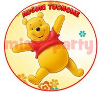 Cialda - Ostia per torte Winnie The Pooh Formato grande A3 cm. 28 diam.