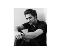 Cialda Ostia Robert Pattinson Edward Cullen Bianco Nero Twilight Torta Dischi