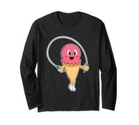 Cialda per Gelato Saltare la Corda Corda per Saltare Fitness Maglia a Manica