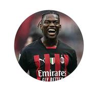 Cialda per torta personalizzabile personaggio evento a scelta ostia alimentare per cake design tonda o rettangolare (Milan Rafael Leao)