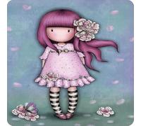 Cialda per torta tema bambola GORJUSS decorazione in pasta di zucchero personalizzata quadrata IMG 3