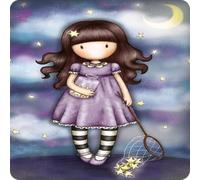 Cialda per torta tema bambola GORJUSS decorazione in pasta di zucchero personalizzata quadrata IMG 5