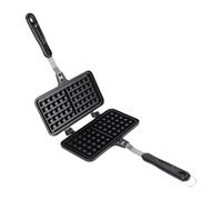 Cialda per Waffle Antiaderente, Manico Lungo | Materiale sicuro per alimenti, funzionamento semplice, ottimo per il campeggio, domestica