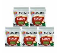 Cialde di caffÃ¨ Tassimo Kenco Americano Decaffeinato, confezione da 5, 80 bevande