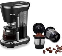 Cialde filtranti riutilizzabili per caffè, confezione da 3 capsule ricaricabili K-Cup compatibili con la maggior parte dei produttori di birra monodose, universali, ecologici, senza BPA, lavabili in