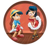 Cialde per torte e cupcake a Tema Pinocchio, Cake Design, Cupcake Topper, Dischi Commestibili, SENZA GLUTINE (13)