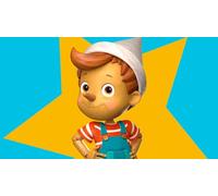 Cialde per torte e cupcake a Tema Pinocchio, Cake Design, Cupcake Topper, Dischi Commestibili, SENZA GLUTINE (04)