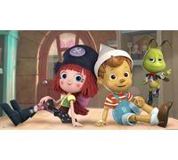 Cialde per torte e cupcake a Tema Pinocchio, Cake Design, Cupcake Topper, Dischi Commestibili, SENZA GLUTINE (09)