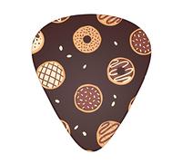 Ciam al cioccolato Plettri per chitarra da 12 pezzi, include calibri sottili, medi e pesanti 3 misure per plettri elettrici per chitarra acustica