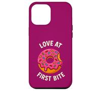 Ciambella alla fragola Love at First Bite Design Dolce Custodia per iPhone 12 Pro Max